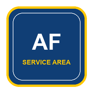 Avalon of Fishers service area badge