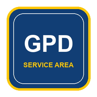 Grand Park District service area badge
