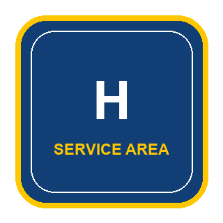Hampshire service area badge