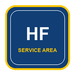 Holliday Farms service area badge