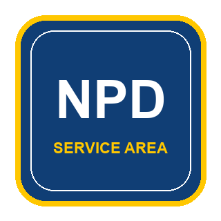 Nickel Plate District service area badge