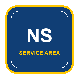 Noblesville Square service area badge