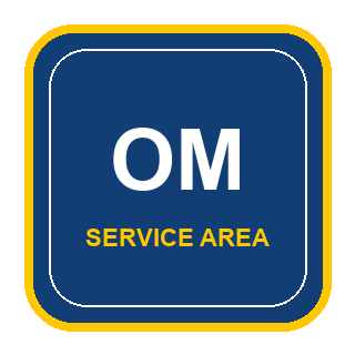Oak Manor service area badge