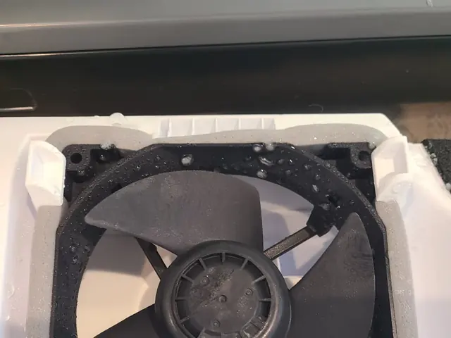 Freezer evaporator fan motor replacement for a Carmel appliance repair customer