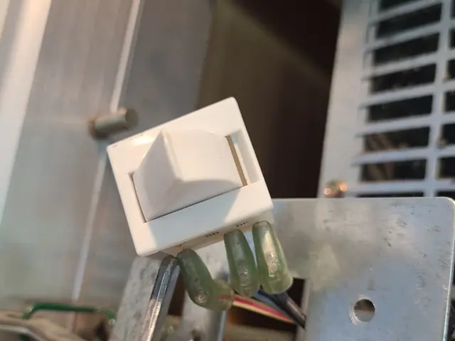 KitchenAid refrigerator door switch replacement for a Carmel appliance repair customer