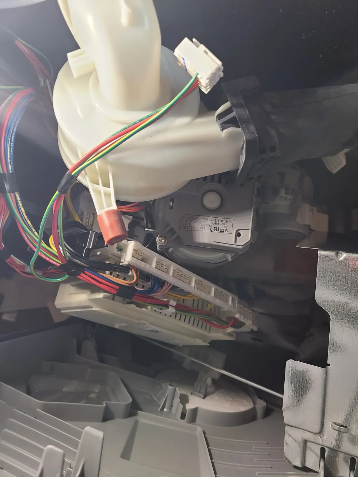 Actual dishwasher pump diagnosis and repair work by Alex Appliance Repair